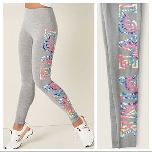 VS PINK HIGH WAIST COTTON LOGO LEGGING M